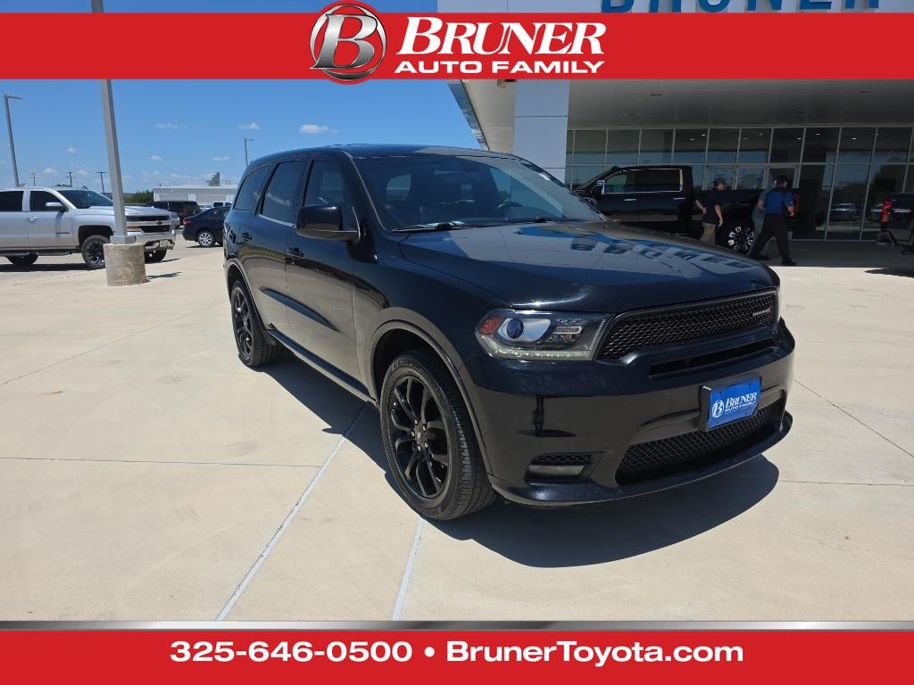 2020 Dodge Durango GT in Black — front three-quarter view