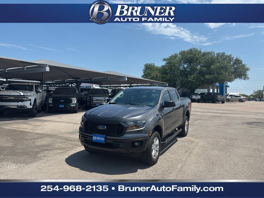 2020 Ford Ranger XL in Magnetic Metallic — front three-quarter view