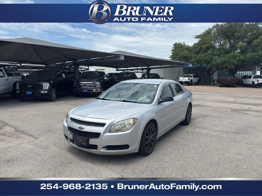 2012 Chevrolet Malibu LS in Silver Ice Metallic — front three-quarter view