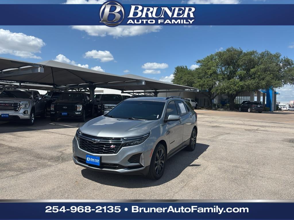 2024 Chevrolet Equinox FWD RS in Sterling Gray Metallic — front three-quarter view